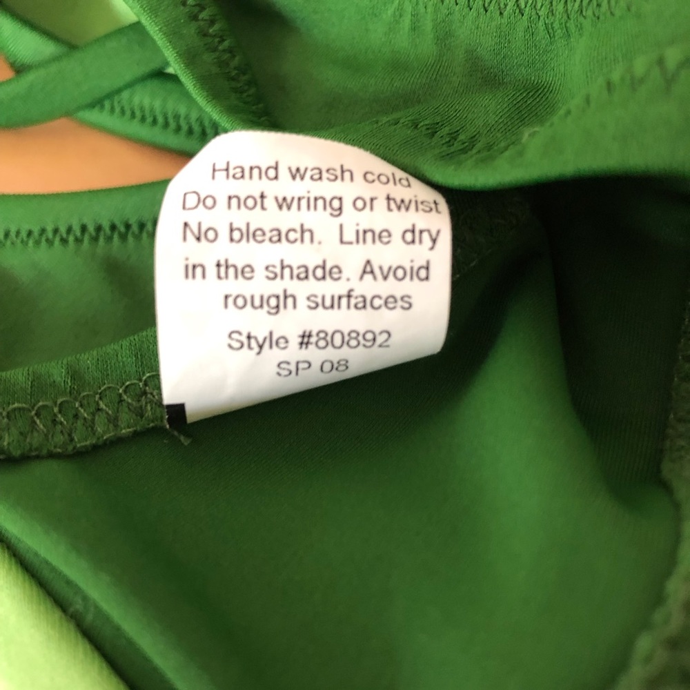 J. Crew Green Twist Bikini Top - Picture 8 of 9